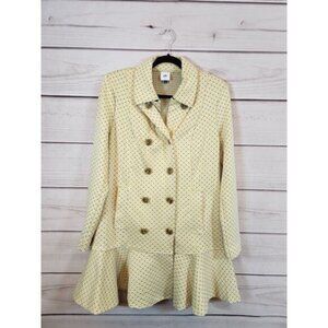 CAbi‎ Women's Yellow Hobnob Topper Jacket Size S